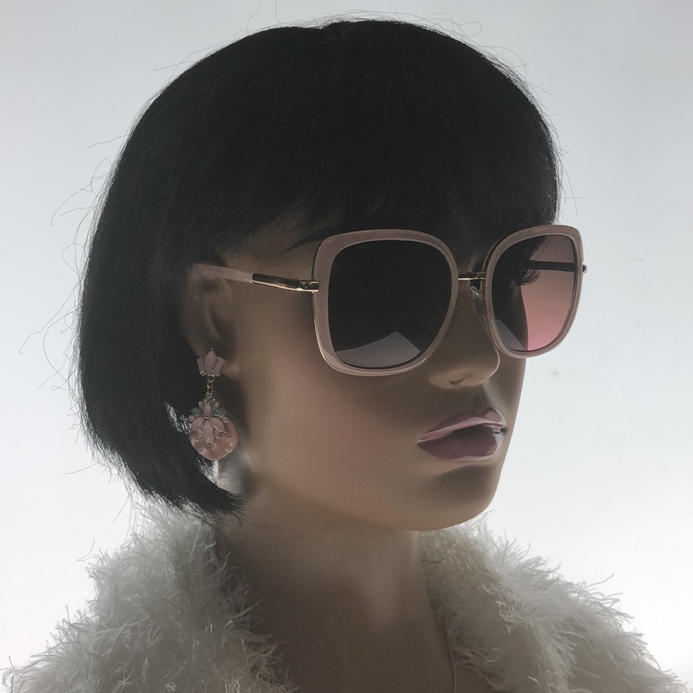 Oscar DeLa Renta Square Light Pink Slim Arm Two Tone Tint - Picture 3 of 6